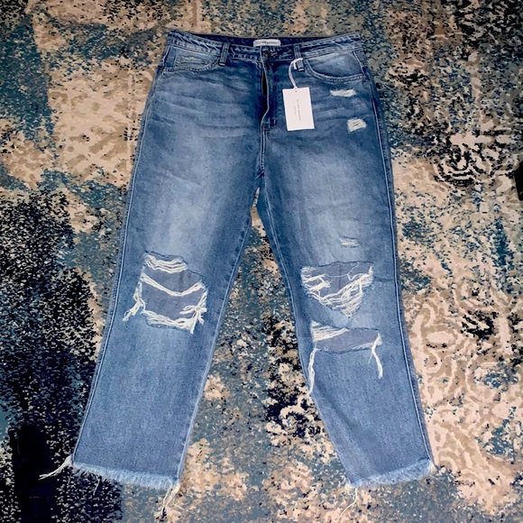 Flying Monkey boyfriend capris - Picture 1 of 4